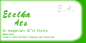 etelka ats business card